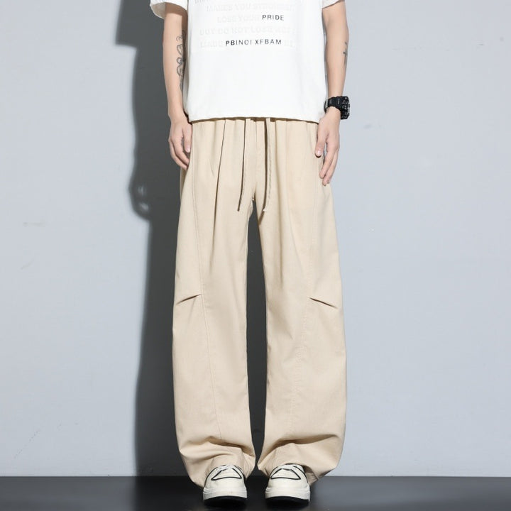 Damen Weite Lagen-Loungehose mit Cargo-Details & elastischem Tunnelzug Echoarchiv