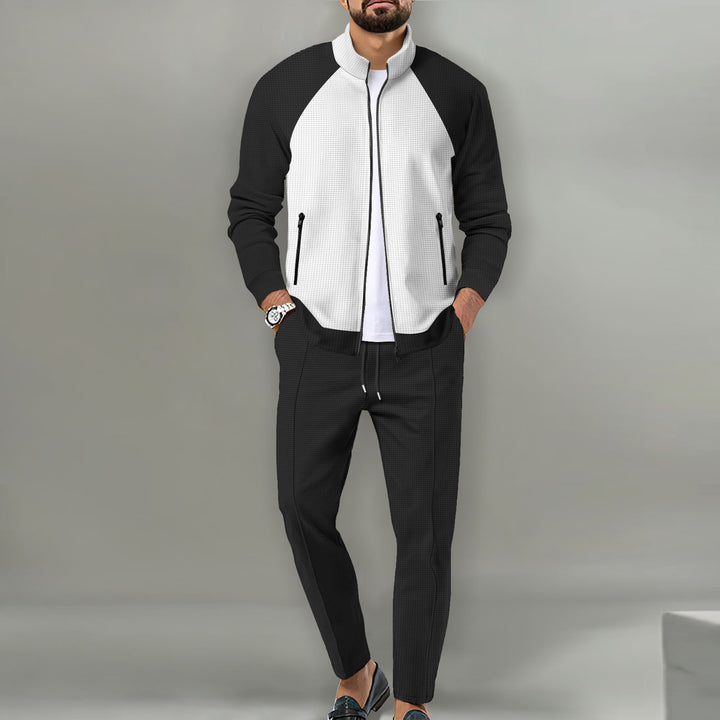 Herren Sportliche Jacke mit innovativem Strukturdesign und bequemen Passform Echoarchiv