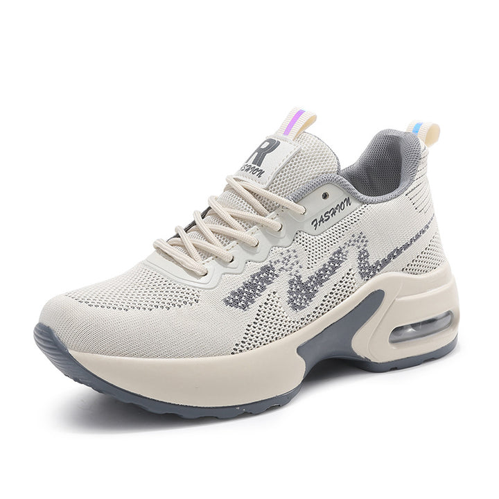 Damen nan modischer Strick-Fitness-Sneaker mit ergonomischer Rocker-Sohle und integrierter Dämpfungskammer Echo Archiv