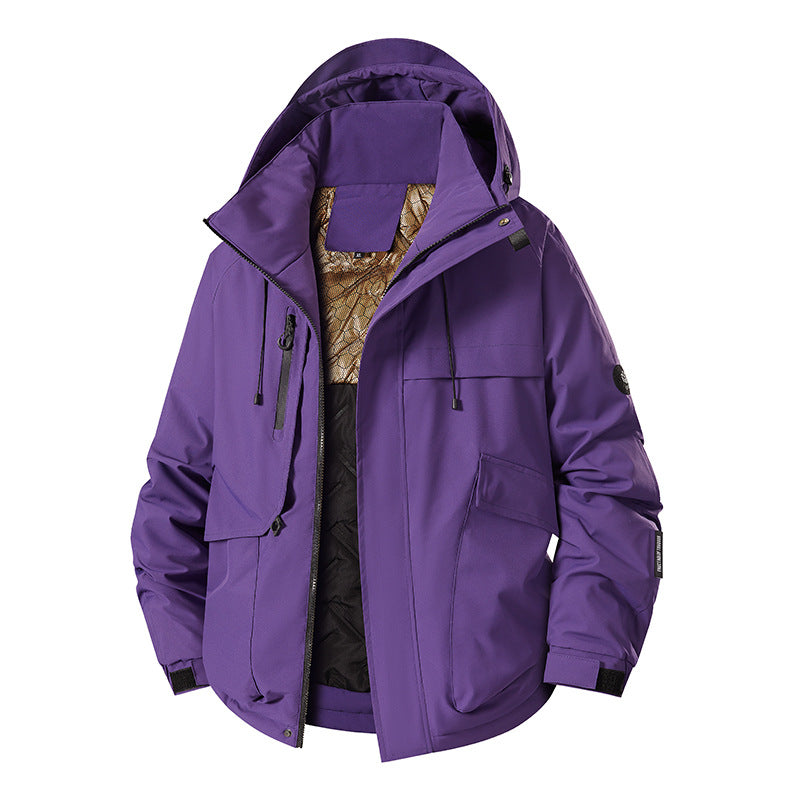 Herren wasserabweisende Funktionsjacke mit Fleecefutter Echoarchiv