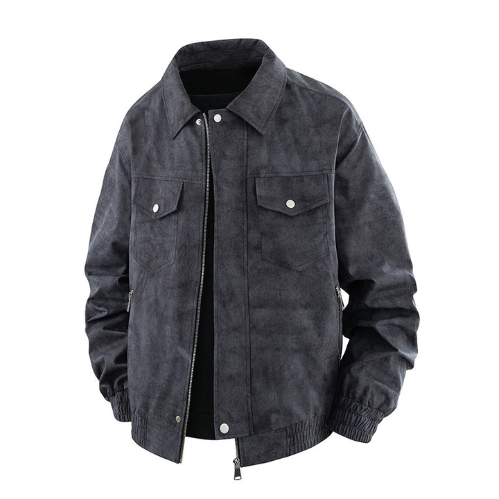 Herren Modische Übergangsjacke mit geschmeidiger Textur