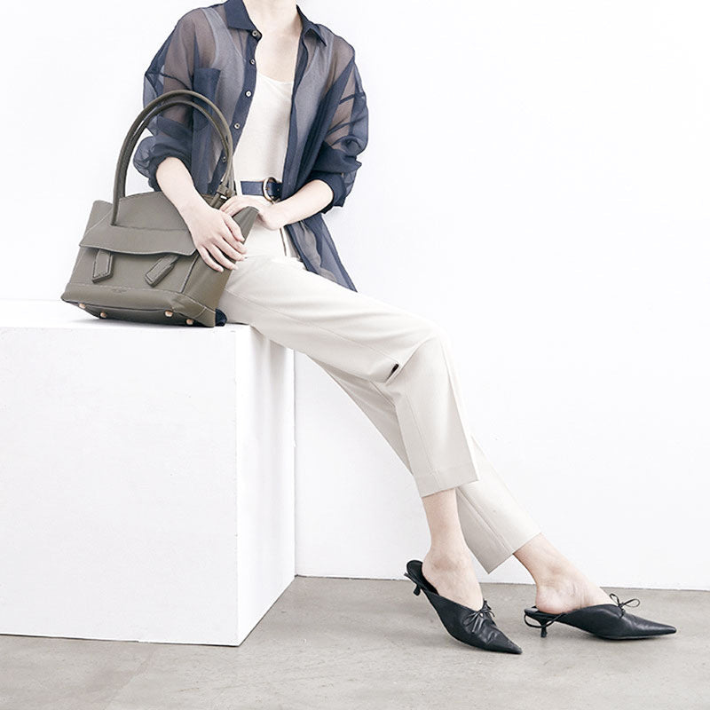 Damen Elegante Hochtaillierte Anzughose Echoarchiv