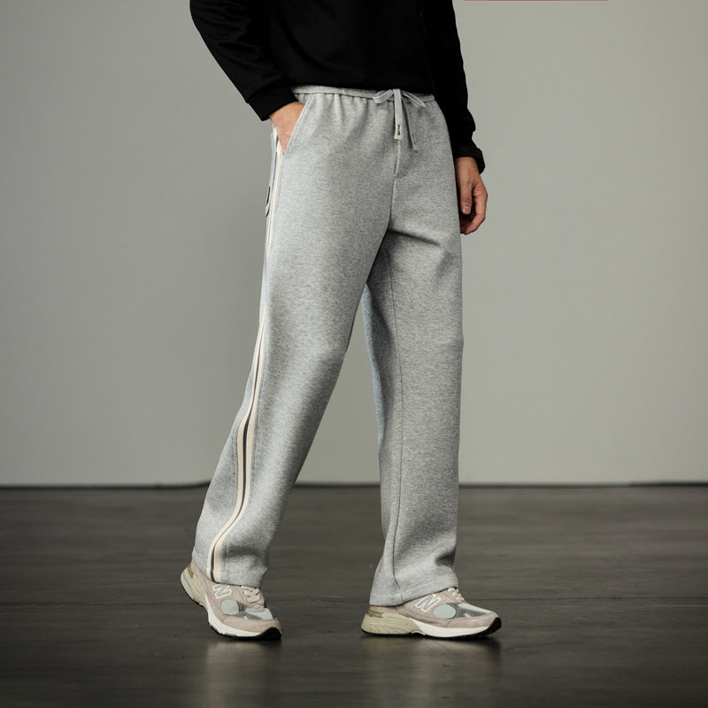 Herren Lässige Jogginghose mit weitem Bein, Kordelzug und Seitentaschen Echo Archiv