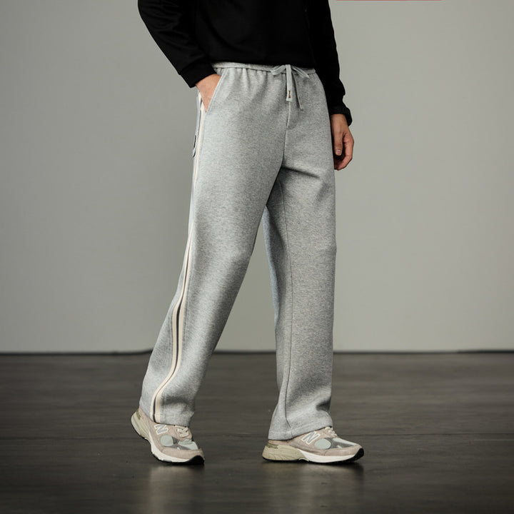 Herren Lässige Jogginghose mit weitem Bein, Kordelzug und Seitentaschen Echo Archiv