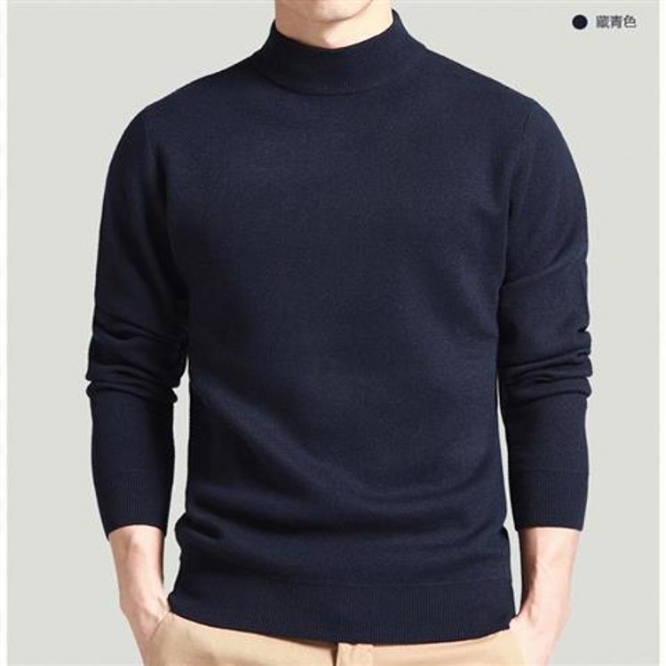 Herren Hochwertiger Rollkragenpullover Echoarchiv