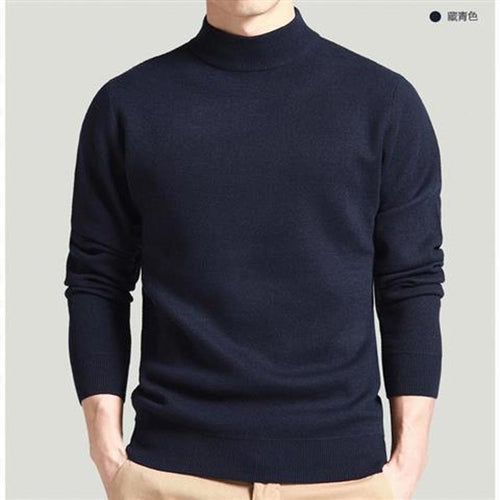 Herren Hochwertiger Rollkragenpullover Echoarchiv