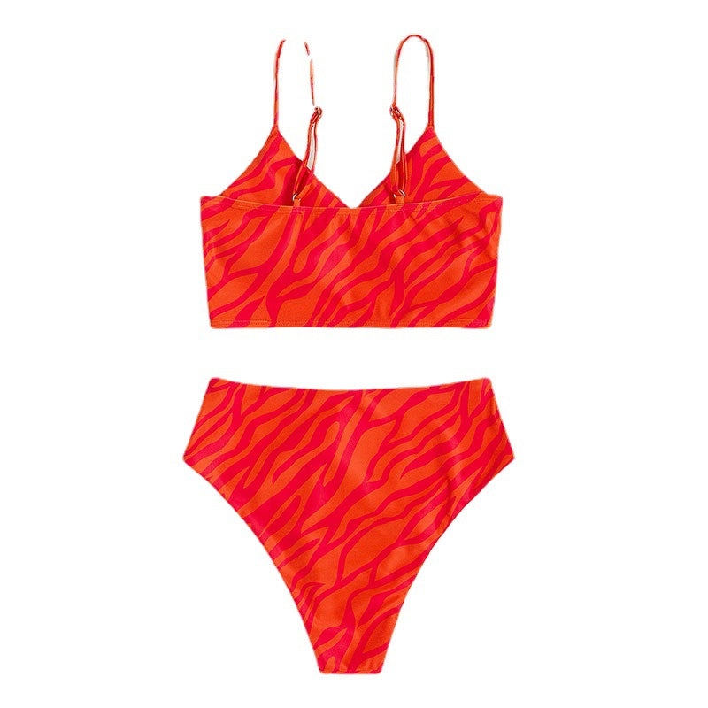 Damen Triangel-Bikini mit schickem Wickeloberteil Echo Archiv