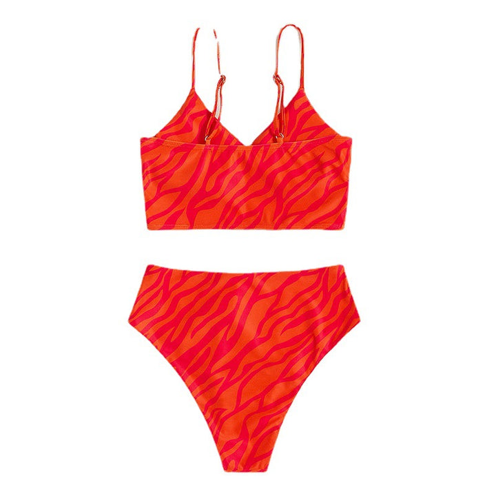 Damen Triangel-Bikini mit schickem Wickeloberteil Echo Archiv
