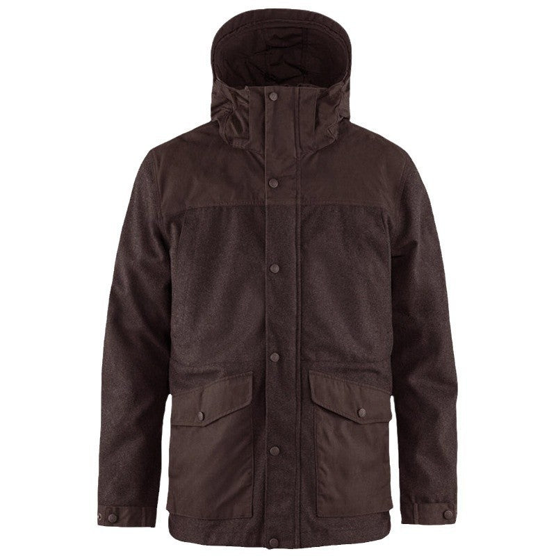 Herren funktionale Parkajacke mit abnehmbarer Kapuze Echoarchiv