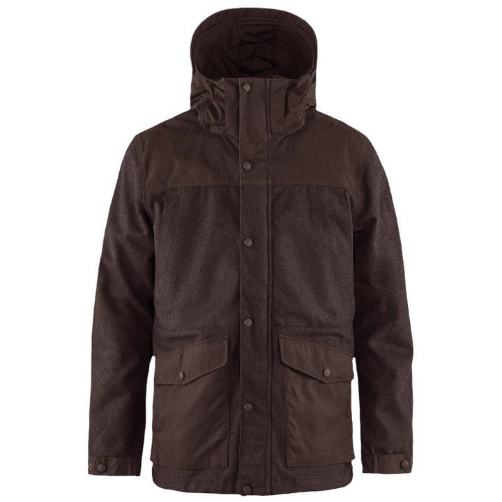 Herren funktionale Parkajacke mit abnehmbarer Kapuze Echoarchiv