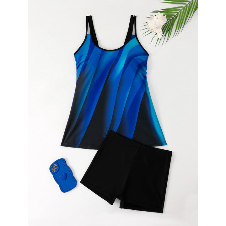 Damen Tankini mit floralem Muster und komfortablen Shorts Echo Archiv