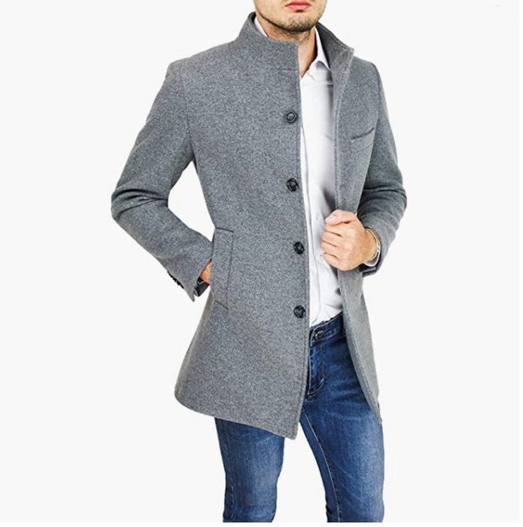 Herren eleganter Melton-Mantel Echoarchiv 1760892244