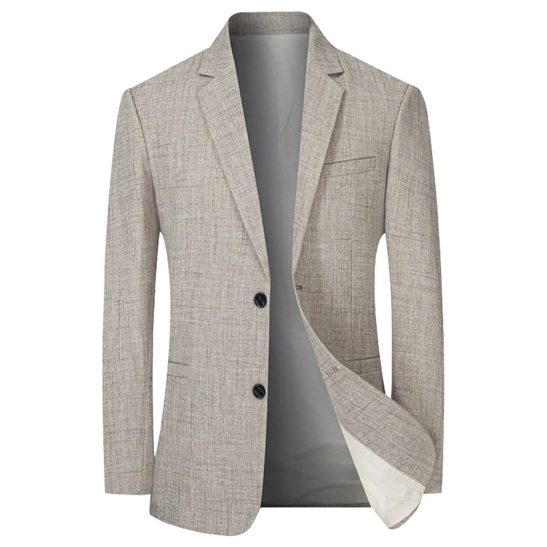 Herren eleganter und strukturierter Blazer mit modischen Details – Tianoro