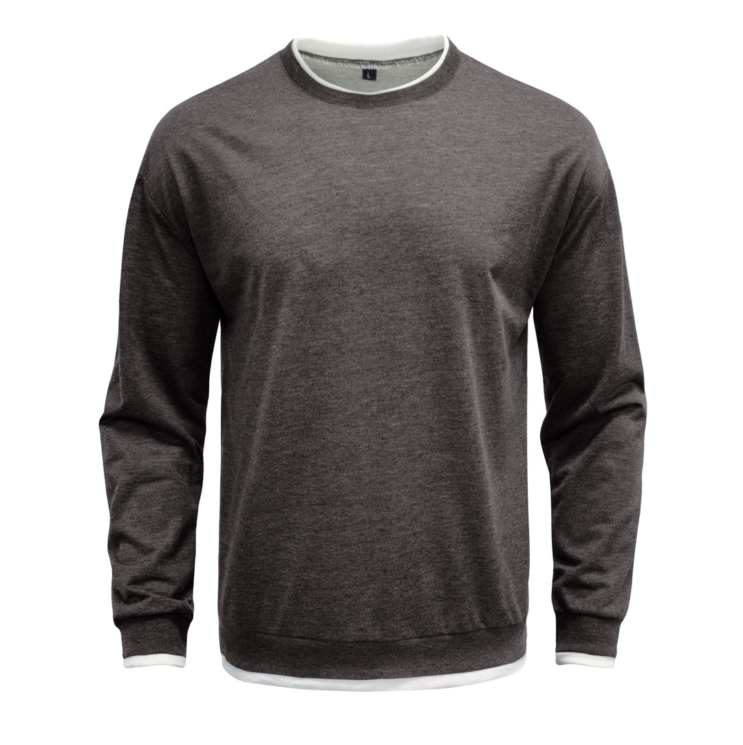 Herren lässiges Sweatshirt aus atmungsaktivem Material mit strukturiertem Design Echoarchiv