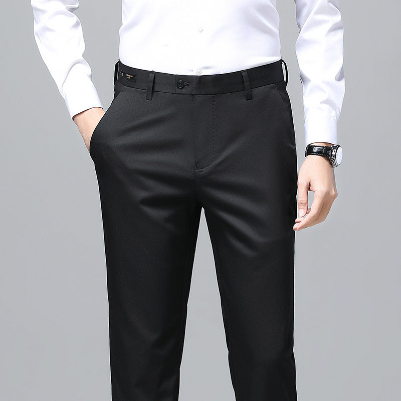 Herren Elegante Business-Chino mit Stretchkomfort und schlankem Bügelsaum Echo Archiv