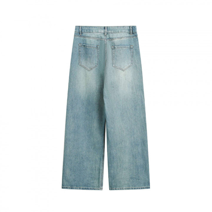 Damen Weite High‑Waist Cropped-Jeans mit weitem Bein und Five‑Pocket-Design Echo Archiv