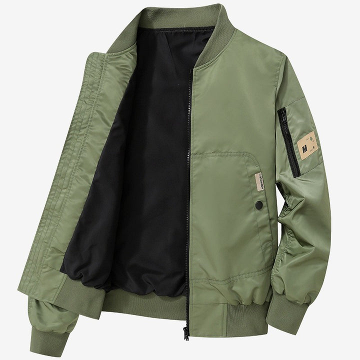 Herren modische und vielseitige Bomberjacke mit praktischen Taschen Echoarchiv