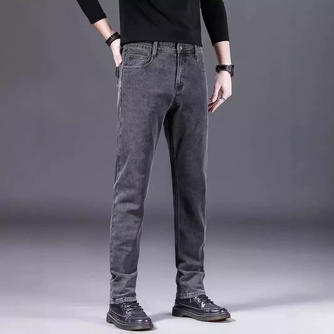 Herren modische Slim-Fit Jeans aus weichem Denim Echoarchiv