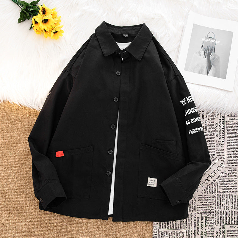Herren lässige Hemdjacke mit praktischen Taschen und modernem Schnitt Echoarchiv
