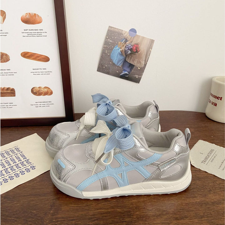 Damen Sneakers mit atmungsaktiver Mesh-Oberfläche und flexibler Gummisohle Echo Archiv