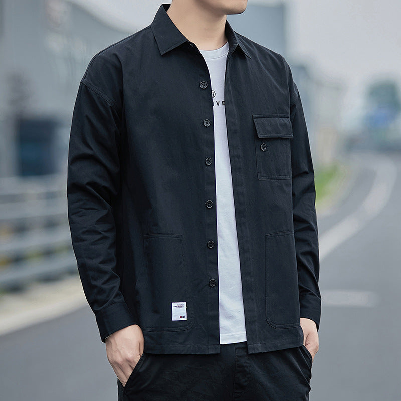 Herren modisches Overshirt mit praktischen Taschen und komfortablem Schnitt Echoarchiv