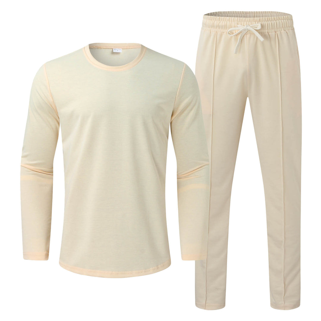 Herren Funktionales Langarmshirt und bequeme Jogginghose Set Echoarchiv