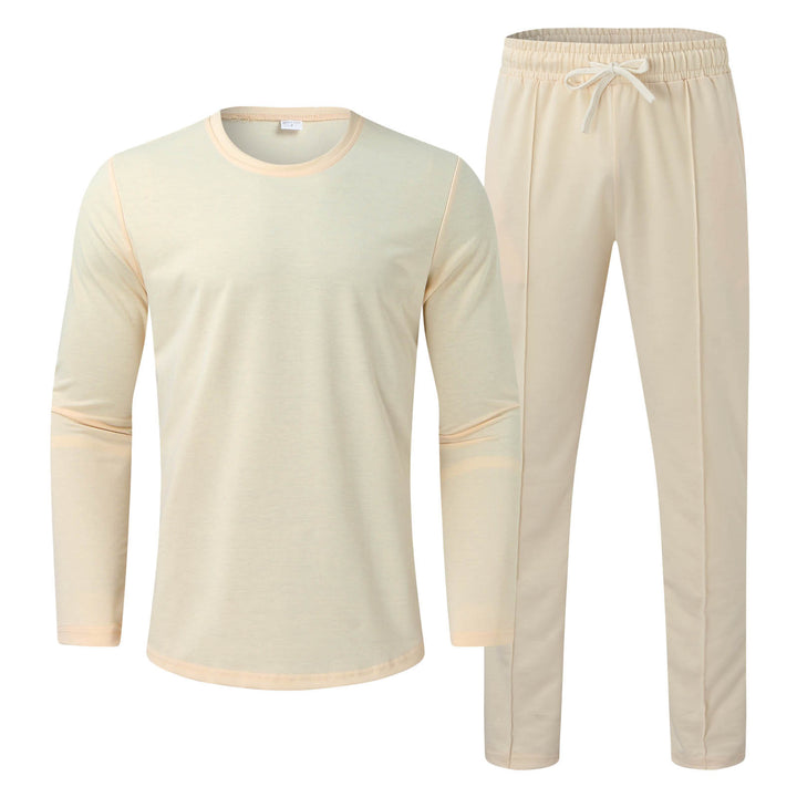 Herren Funktionales Langarmshirt und bequeme Jogginghose Set Echoarchiv