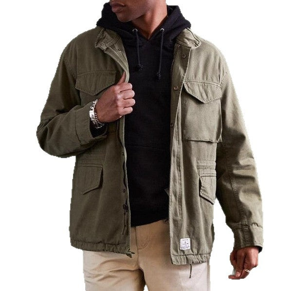 Herren funktionale Utility-Jacke mit mehreren Taschen und modernem Schnitt Echoarchiv