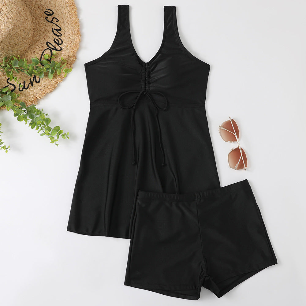 Damen Tankini-Set mit modischem Blumendruck und Rüschen Echo Archiv