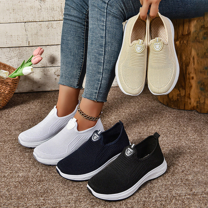 Damen Atmungsaktive Slip-On SnEchoarchivkers mit elastischem Einsatz und dämpfender Sohle Echoarchiv
