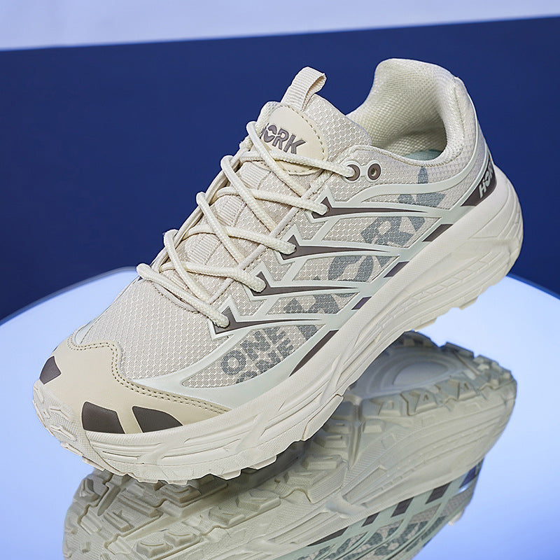 Herren technische Trailrunning-Sneaker mit stoßdämpfender Hohlkern-Zwischensohle verstärkter Zehenkappe und griffiger Offroad-Profilsohle – Tavélo