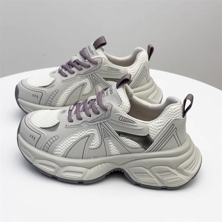 Damen Sportliche Laufsneaker mit atmungsaktiver Mesh-Technologie und dämpfendem Sohlenprofil Echo Archiv