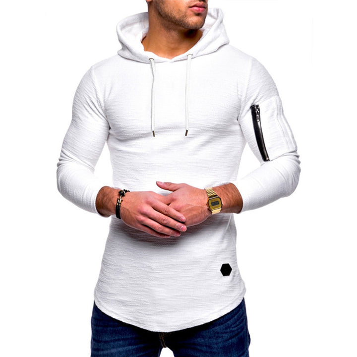 Herren Hoodie mit modernem Reißverschluss Echoarchiv