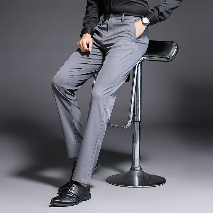 Herren Modern geschnittene Business‑Hose mit Bügelfalte, Stretch und Pflegeleichtem Mischgewebe Echo Archiv