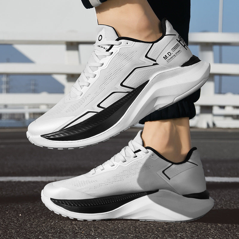 Unisex Aerodynamische Straßen-Laufschuhe mit nahtlosem Mesh-Oberteil und reaktiver Hohlkern-Zwischensohle – Tavélo