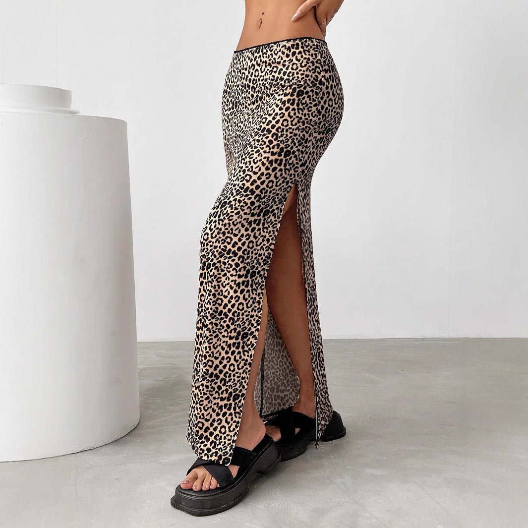 Damen Eleganter Maxirock mit hohem Schlitz Echo Archiv