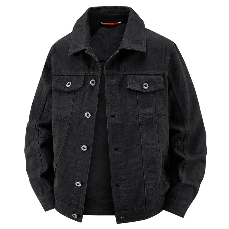 Herren Jeans-Truckerjacke im Vintage‑Look mit strukturierter Nahtführung und Brusttaschen Echo Archiv