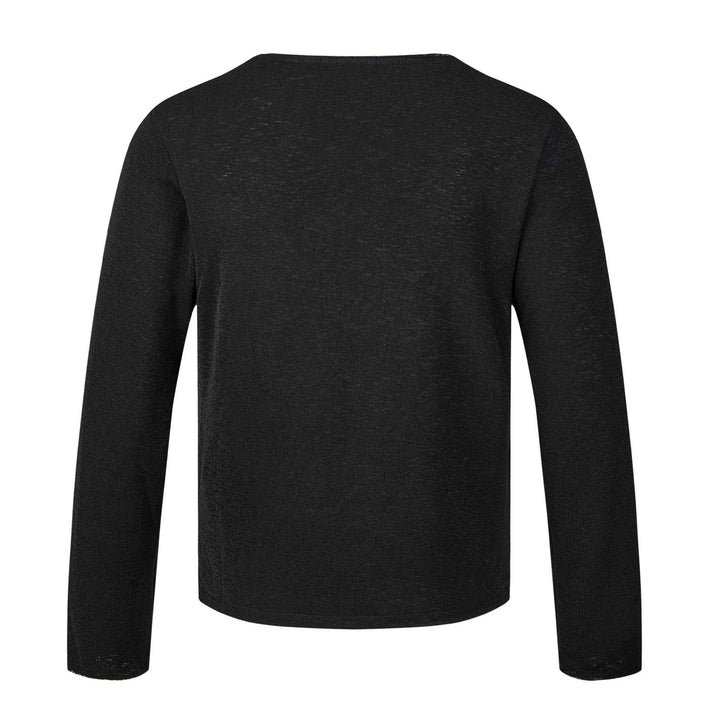 Unisex Langärmeliges Feinstrick-Shirt mit Wappenprint Echoarchiv