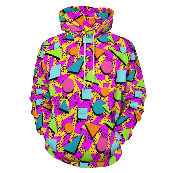 Damen Trendiger Kapuzenpullover mit kreativen Farbverlauf Echoarchiv