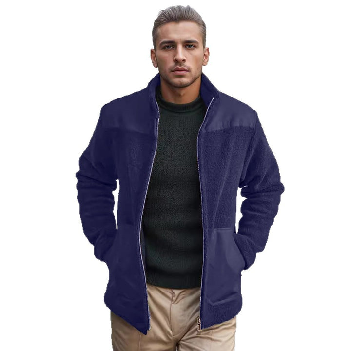 Herren kuschelige und elegante Fleecejacke Echoarchiv