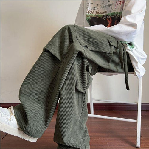 Damen Bequeme Cargo-Hose Echoarchiv