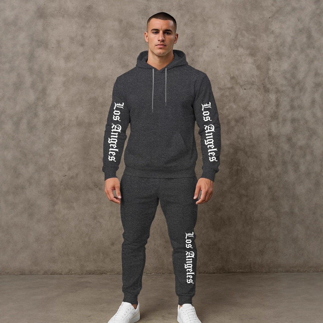 Herren Sportlicher Hoodie- und Jogginghosensatz Echoarchiv
