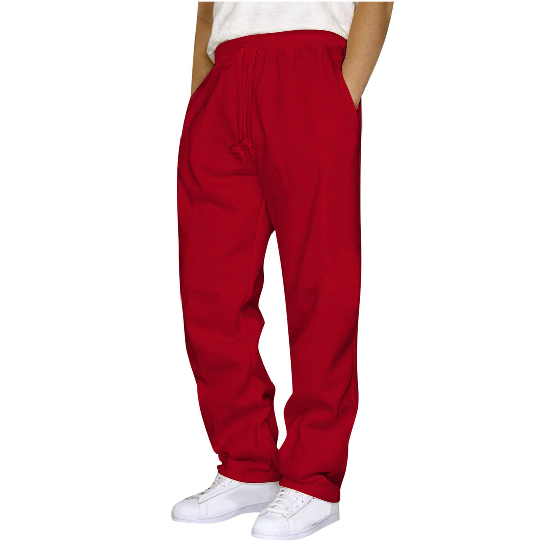 Damen ungekürzte Relax-Freizeithose mit hohem Komfortbund, innenliegendem Kordelzug und seitlichen Eingrifftaschen – Avélisse