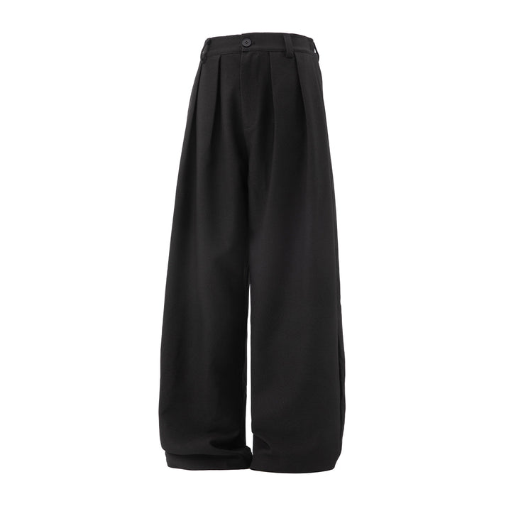 Damen Weite Hochtaillierte Palazzohose mit Bundfalten und Ballonbein Echo Archiv