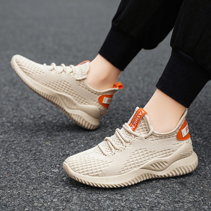 Unisex Atmungsaktiver Strick-Sneaker mit gedämpfter Laufsohle und Slip-On-Passform Echoarchiv