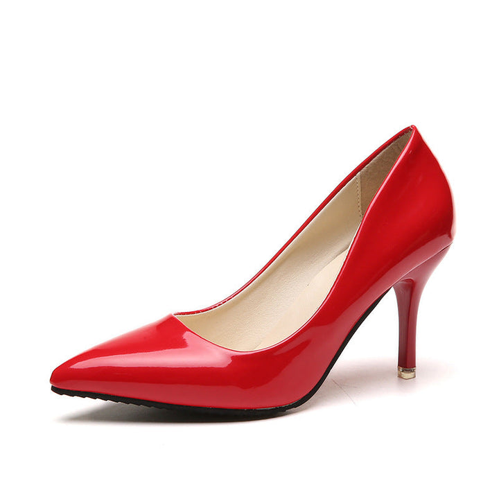 Damen Elegante Hochglanz-Pumps mit Schmaler Silhouette und Komfortablem Innenfutter Echoarchiv