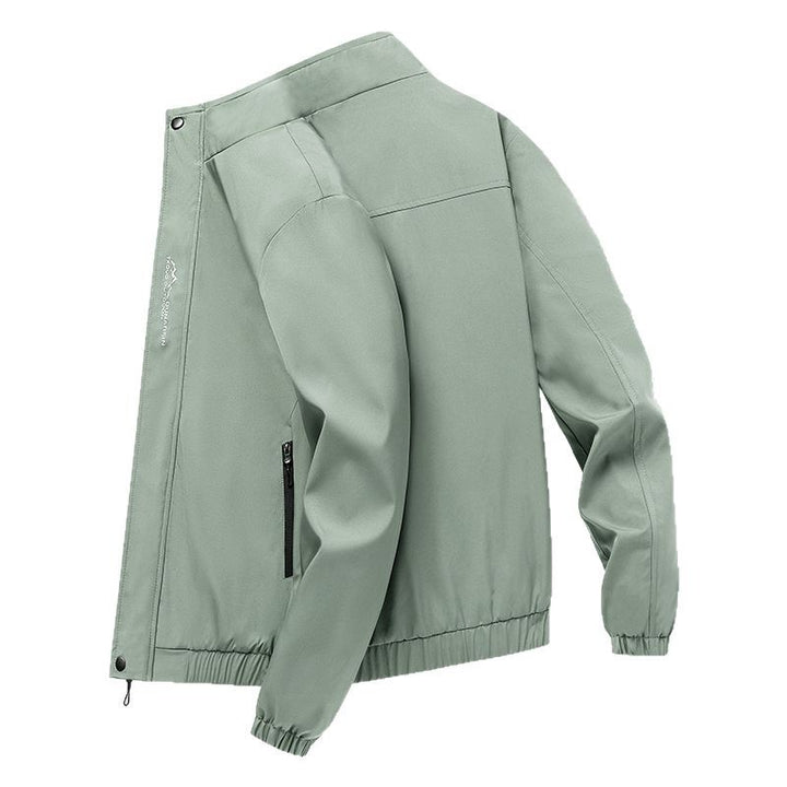 Leichte urbane Softshelljacke für Herren mit winddichter Membran und verdecktem Reißverschluss – Taviero