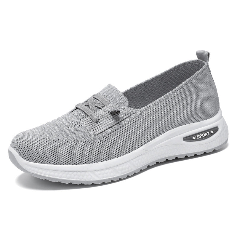 Damen Sportliche Sneaker mit elastischem Strick-Obermaterial und dämpfender Sohle Echo Archiv