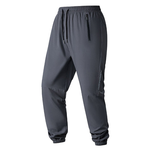 Herren Konische Performance-Jogginghose mit Reißverschlusstaschen & elastischem Bund Echoarchiv