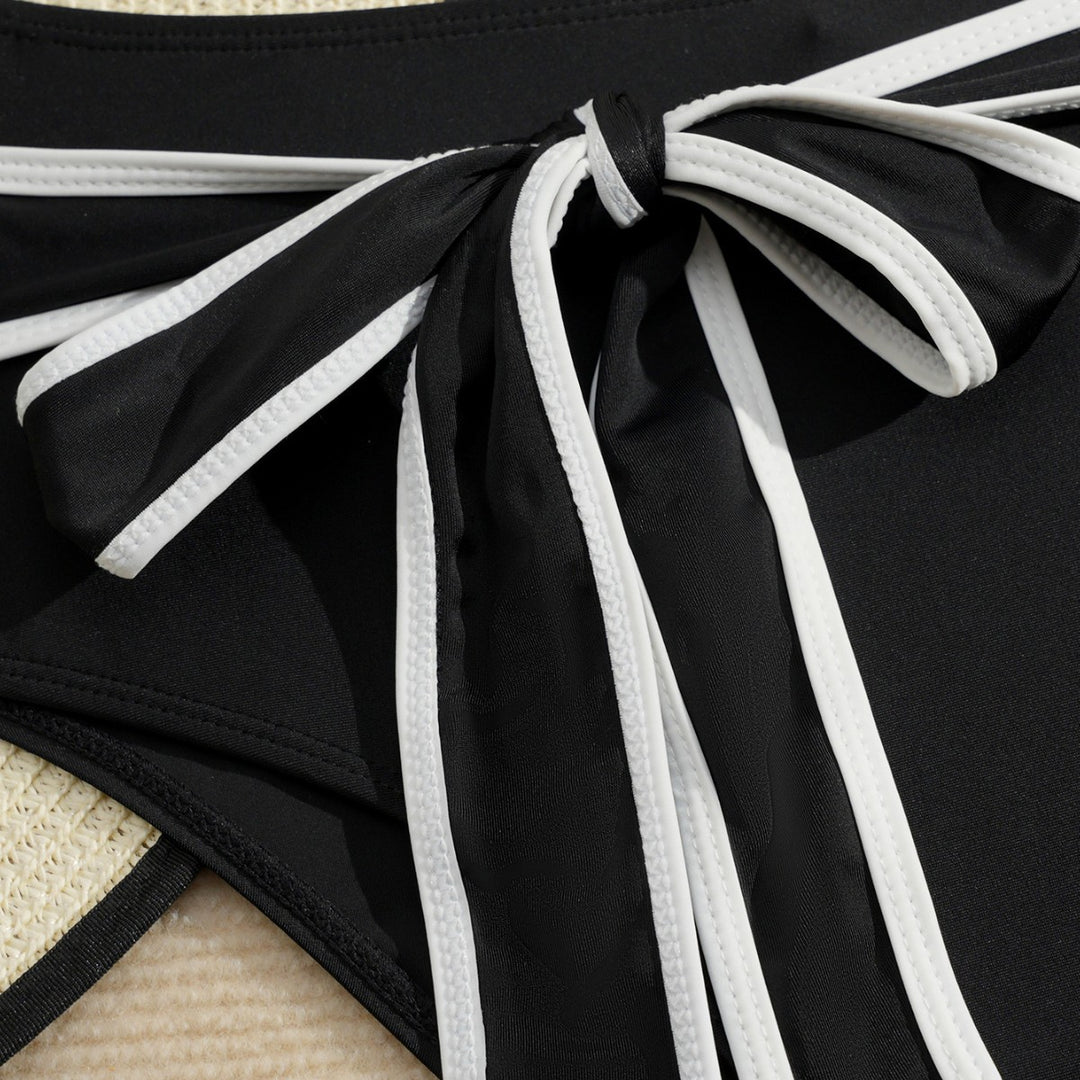 Damen Sportliches Bikini-Set mit verstellbaren Trägern Echo Archiv